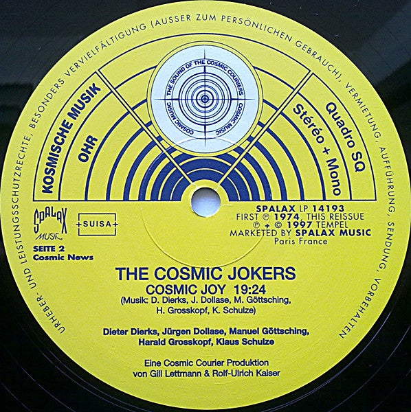 The Cosmic Jokers : The Cosmic Jokers (LP, Album, RE)