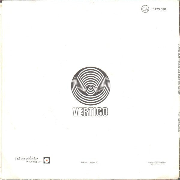 Status Quo : Rockin' All Over The World (7", Single)