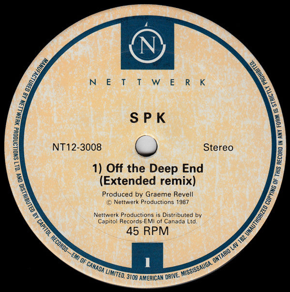 SPK : Off The Deep End (12")