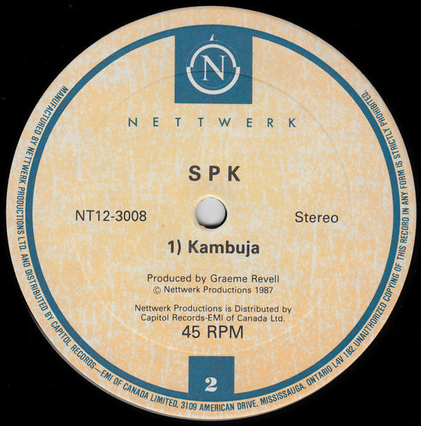 SPK : Off The Deep End (12")