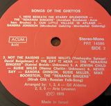 Various : Songs Of The Ghettos (LP)