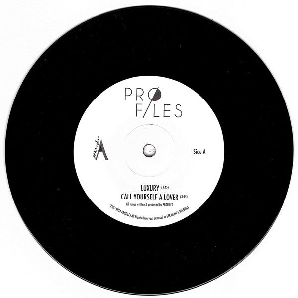 Pr0files : Luxury / Call Yourself A Lover / Forgive (Live Demo) (7", Single)