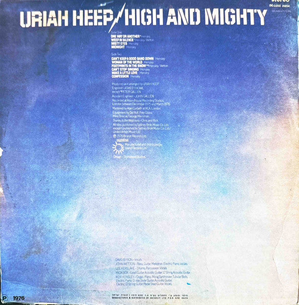 Uriah Heep : High And Mighty (LP, Album)