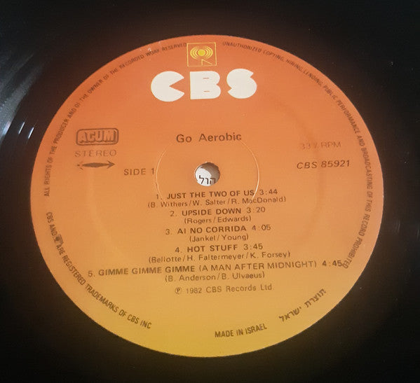 Various : מחול אירובי עם אבי פאנק (בקצב עד 18) Go Aerobic (LP)