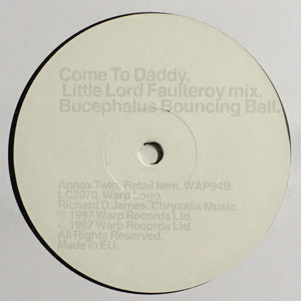 Aphex Twin : Come To Daddy (12", Single, RE, RP)