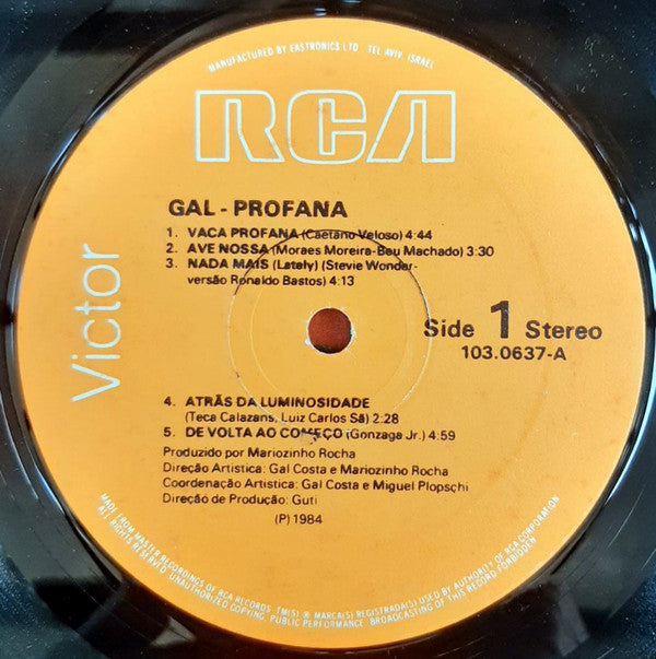 Gal Costa : Profana (LP, Album)