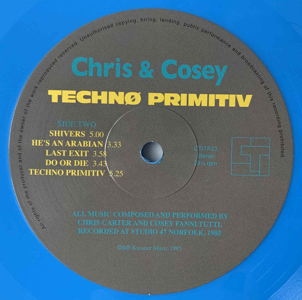 Chris & Cosey : Technø Primitiv (LP, Album, Ltd, RE, RM, Blu)