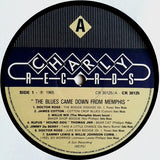 Various : The Blues Came Down From Memphis (LP, Comp, Mono, RE)