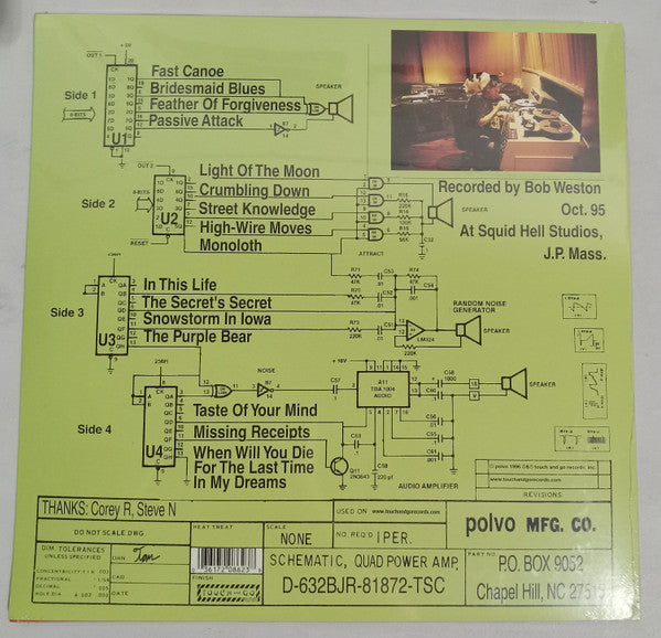 Polvo : Exploded Drawing (2xLP, Album, RE, Aqu)