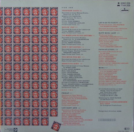 J.J. Cale : 5 (LP, Album, RE)