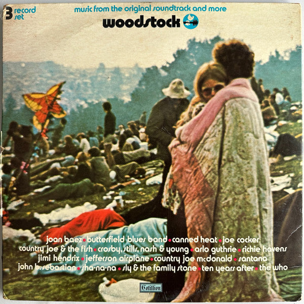 Various : Woodstock - Music From The Original Soundtrack And More (3xLP, Album, RE, Tri)