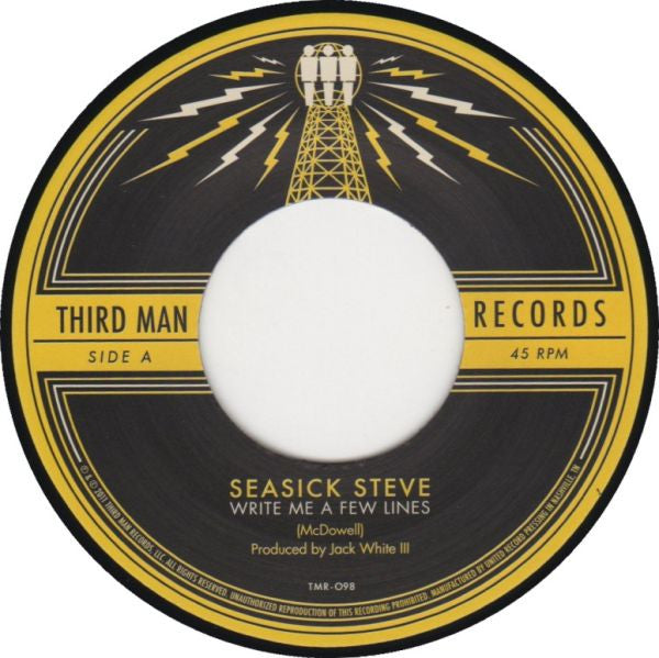 Seasick Steve : Write Me A Few Lines (7", Single)