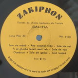 Saliha* : Danses De Chants Bedouien Tunisie (LP, Comp)