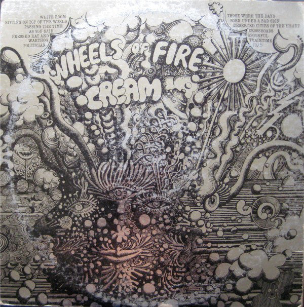 Cream (2) : Wheels Of Fire (2xLP, Album, Mon)
