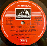 K. L. Saigal : Best Of K. L. Saigal (LP, Comp)