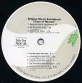 Ennio Morricone : Days Of Heaven - The Original Soundtrack From The Motion Picture (LP, Album)
