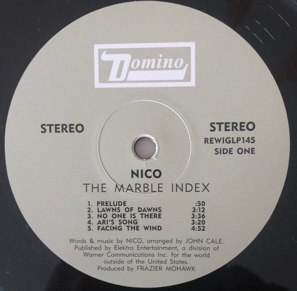 Nico (3) : The Marble Index (LP, Album, RE)