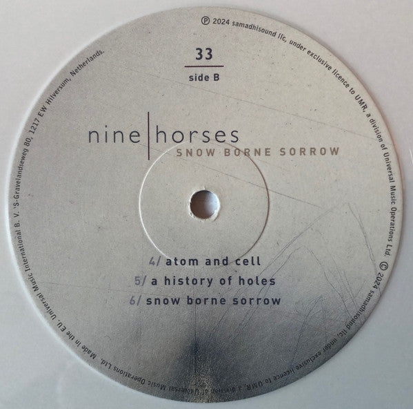 Nine Horses : Snow Borne Sorrow (2xLP, Album, RSD, Ltd, RE, Whi)