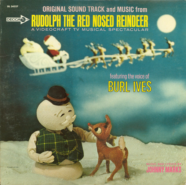 Burl Ives : Original Sound Track And Music From Rudolph The Red Nosed Reindeer (LP, Album, Mono)