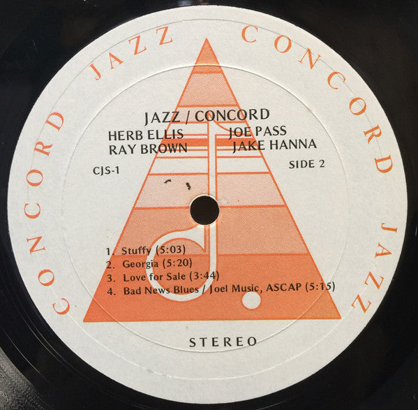 Herb Ellis, Joe Pass, Ray Brown, Jake Hanna : Jazz/Concord (LP, Album)