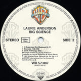 Laurie Anderson : Big Science (LP, Album)