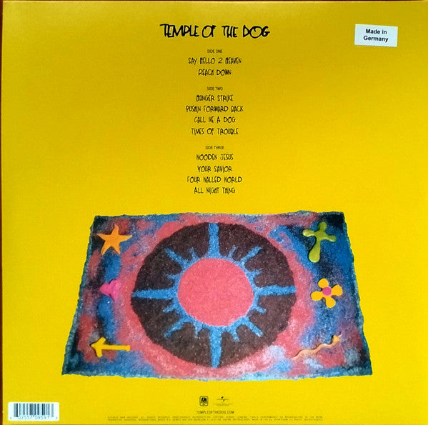 Temple Of The Dog : Temple Of The Dog (LP + LP, S/Sided, Etch + Album, RE, RM, Gat)