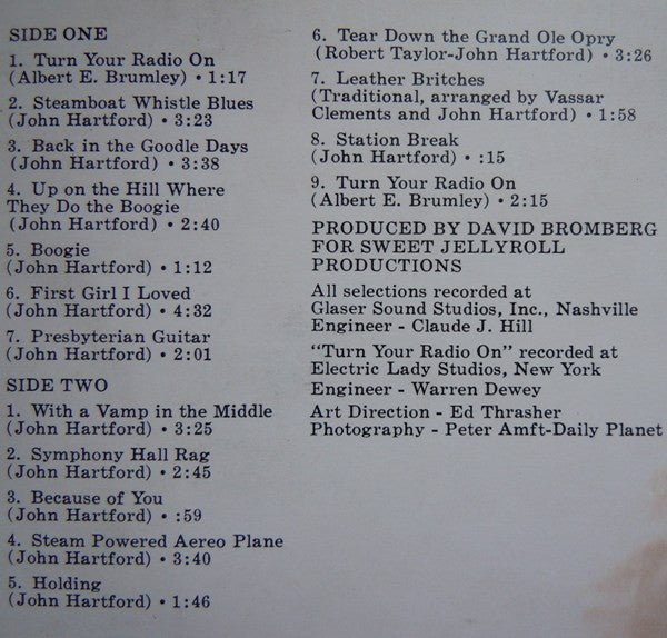 John Hartford : Aereo-Plain (LP, Album)
