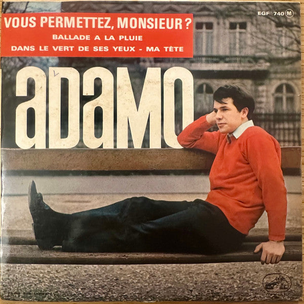Adamo : Vous Permettez, Monsieur ? (7", EP, RP, Sol)