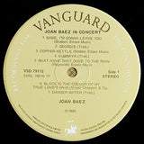 Joan Baez : In Concert (LP, Album, RE)