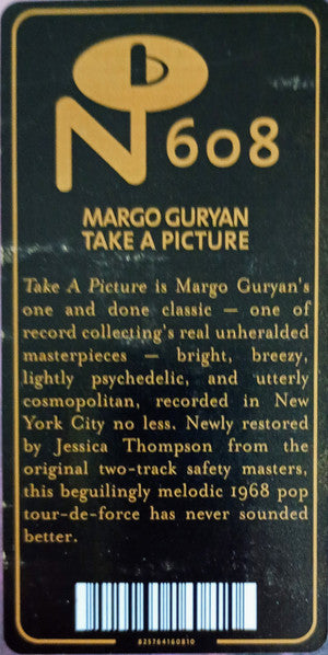 Margo Guryan : Take A Picture (LP, Album, RE, RM)