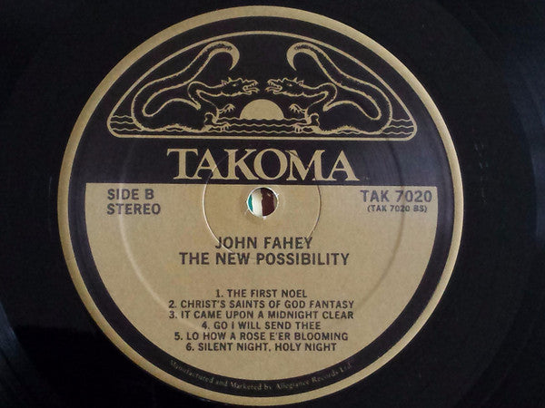 John Fahey : The New Possibility: John Fahey's Guitar Soli Christmas Album (LP, Album, RE)