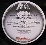 Philip Glass : Music In Twelve Parts - Parts 1 & 2 (LP, Album, EMI)