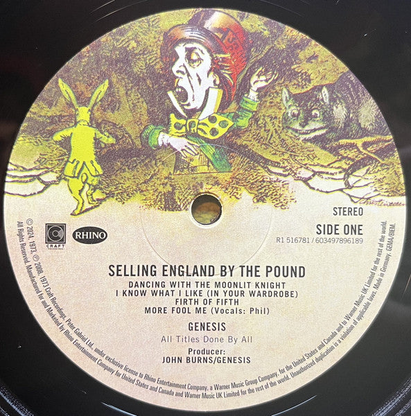 Genesis : Selling England By The Pound (LP, Album, RE)
