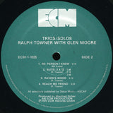 Ralph Towner With Glen Moore : Trios/Solos (LP, Album)