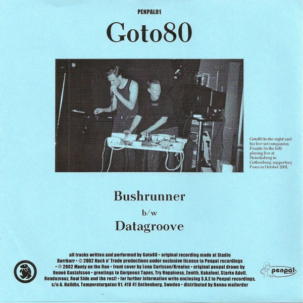 Goto80 : Bushrunner (7", Single)