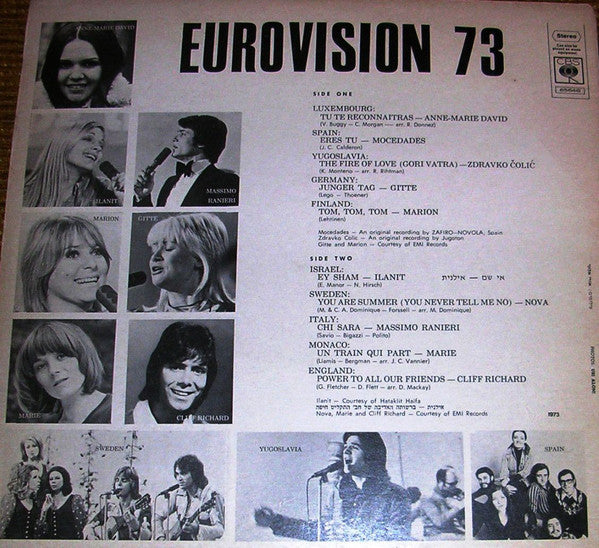Various : Eurovision 73 (LP, Comp)