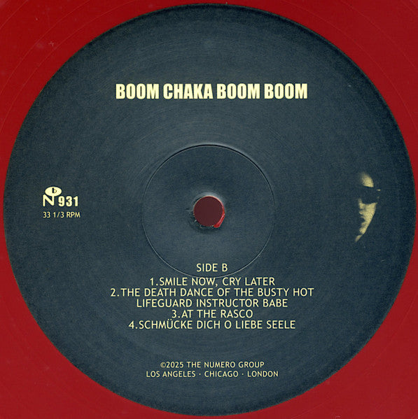 Charlie Megira & The Bet She'an Valley Hillbillies : Boom Chaka Boom Boom (LP, Album, Red)