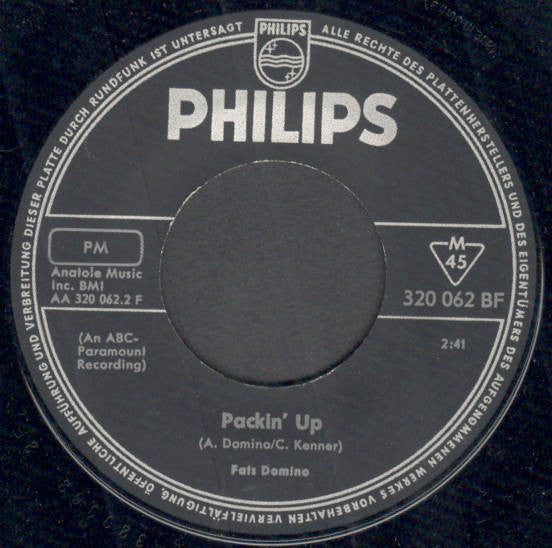 Fats Domino : Mary, Oh Mary (7", Single)