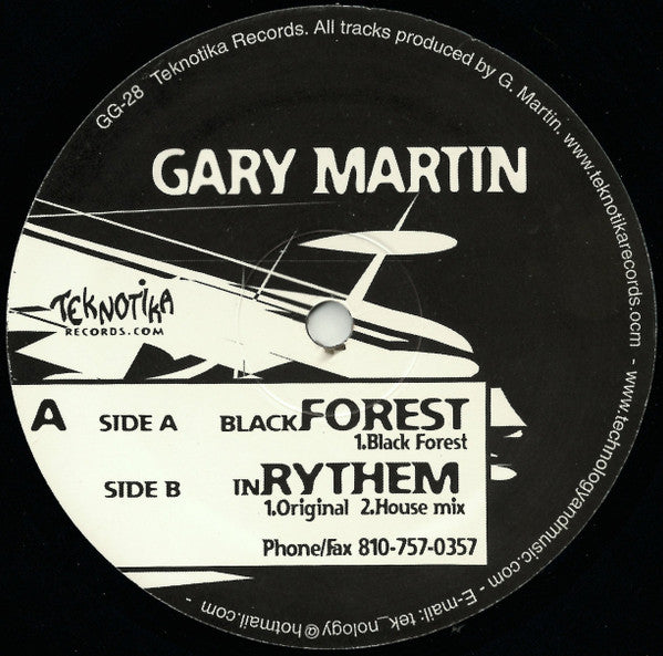 Gary Martin : Black Forest (12")