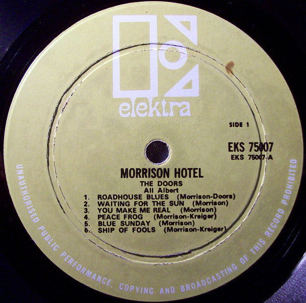 The Doors : Morrison Hotel (LP, Album)