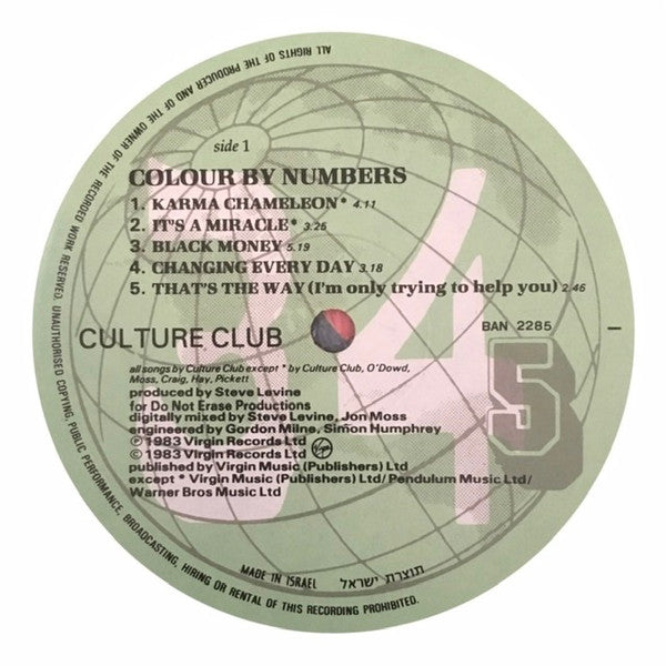 Culture Club : Colour By Numbers (LP, Album)