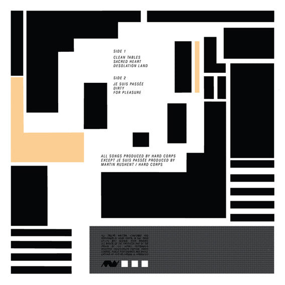 Hard Corps : Clean Tables Have To Be Burnt (LP, Comp, Ltd, Num)