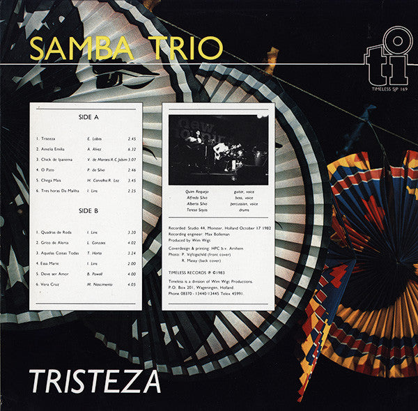 Samba Trio (2) : Tristeza (LP, Album)