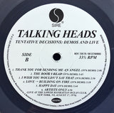 Talking Heads : Tentative Decisions: Demos & Live (LP, Cle + 7", Cle + RSD, Comp, Ltd, RE)