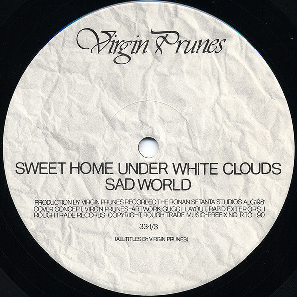 Virgin Prunes : A New Form Of Beauty 2. (10", Single)
