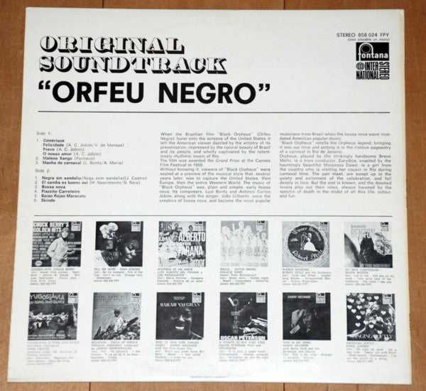 Various : Orfeu Negro (Original Soundtrack) (LP)