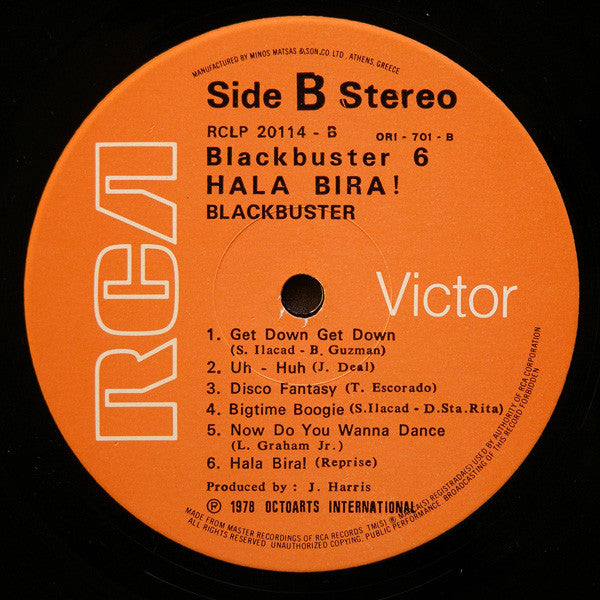Black Buster : Blackbuster Ⅵ - Hala Bira! (LP, Album)