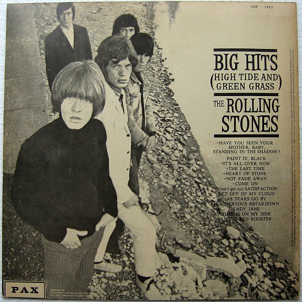 The Rolling Stones : Big Hits [High Tide And Green Grass] (LP, Comp, Red)
