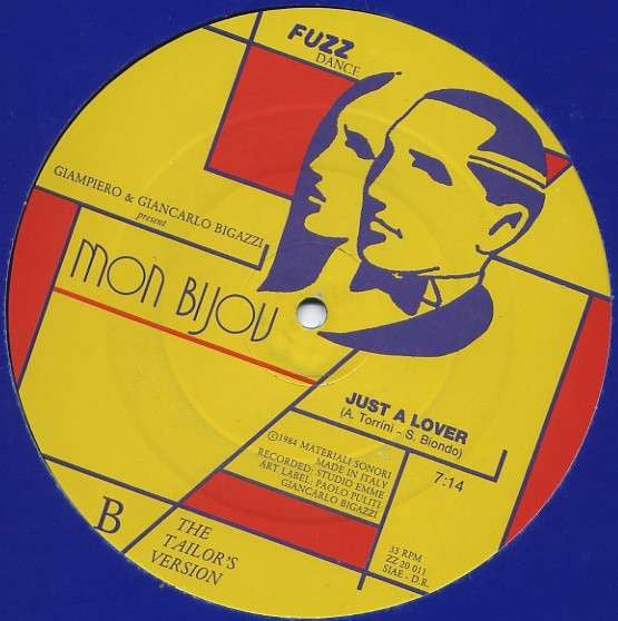 Giampiero & Giancarlo Bigazzi Present Mon Bijou : Just A Lover (12", Blu)