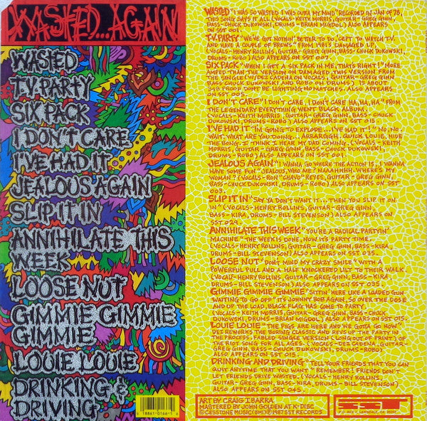 Black Flag : Wasted...Again (LP, Comp)